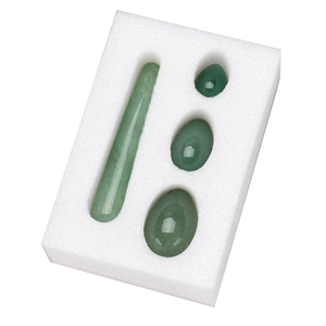 About to Get Lucky Green Aventurine Yoni Eggs with Wand