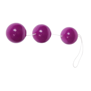 3-Bead Purple Ben Wa Ball of Pleasure