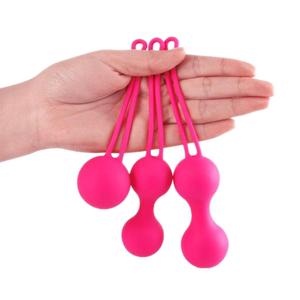 Orbs of Youth Pink Silicone Kegel Balls